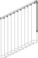 Verticale lamelgordijnsystemen SG 2910