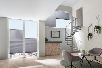 Geplooide blindsystemen, SG 8500, Chintz Waterproof FR Metall, Col 10133, BB24 / AO10