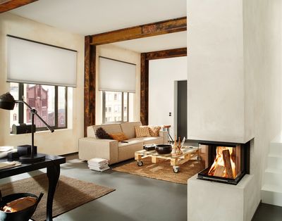 Geplooide blindsystemen, SG 8500, DUETTE® Fixé Batiste , Col 20035, AO10