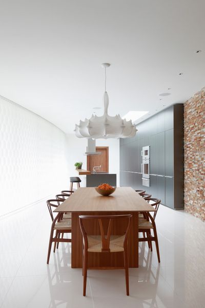 Verticale lamelgordijnsystemen, SG 2960, Multi Visio, Room shot "Highgate Home", London, UK, Vertical Waves