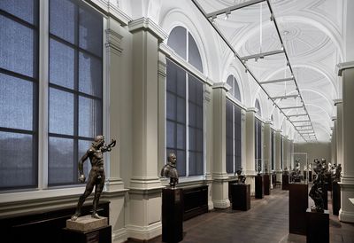 Rolgordijnsystemen, SG 4960, Multiscreen 1-10%, Sempergalerie, Dresdner Zwinger, Dresden, Germany