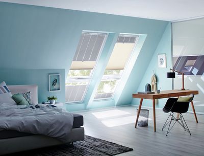 Geplooide blindsystemen, SG 8500, Oscura Luna, Col 10164, Chintz Topar® Plus, Col 10056, DB10, DB20