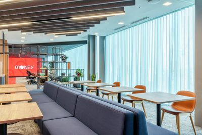 Gordijnsystemen, SG 5600, Colorama 1, Virgin Money, Glasgow, Scotland, United Kingdom