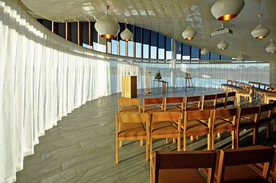 Gordijnsystemen, SG 5600, Customer Fabrics, Bunurong Memorial Park – The Sanctuary, Bangholme, Australia, Wave