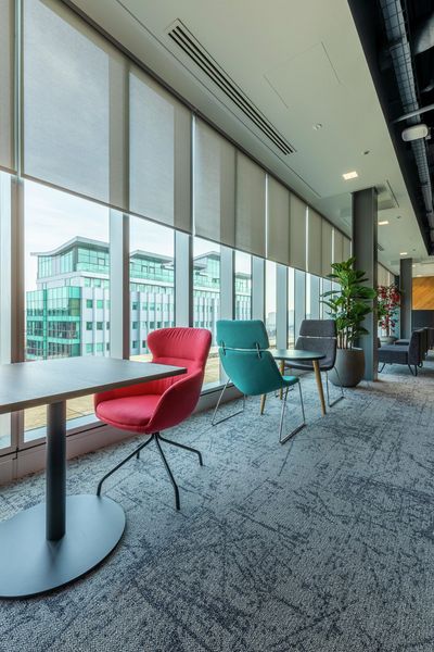 Roller Blind Systems, SG 4960, Versascreen 1-10%, Virgin Money, Glasgow, Scotland, United Kingdom