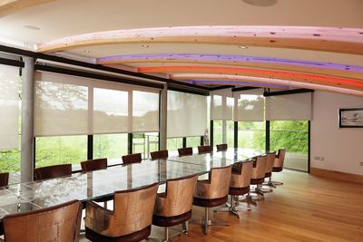 Roller Blind Systems, SG 4880, Versascreen 1-10%, Bowcliffe Hall, Bramham, United Kingdom