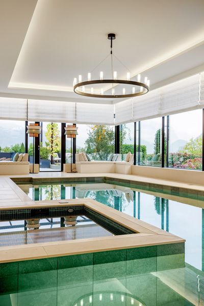 Roman Blind Systems, SG 2360, Colorama 2, Villa at the lake, Lucerne, Switzerland