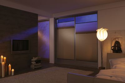 Geplooide blindsystemen, SG 8500, DUETTE® Fixé Elan Dark, Col 20069, BB35