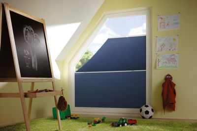 Geplooide blindsystemen, SG 8500, DUETTE® Fixé Unix Dark, Col 20076, BB80