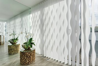 Vertical Blind Systems, SG 2900, Multi Visio, Private Home, Poole Dorset, United Kingdom, Vertical Waves